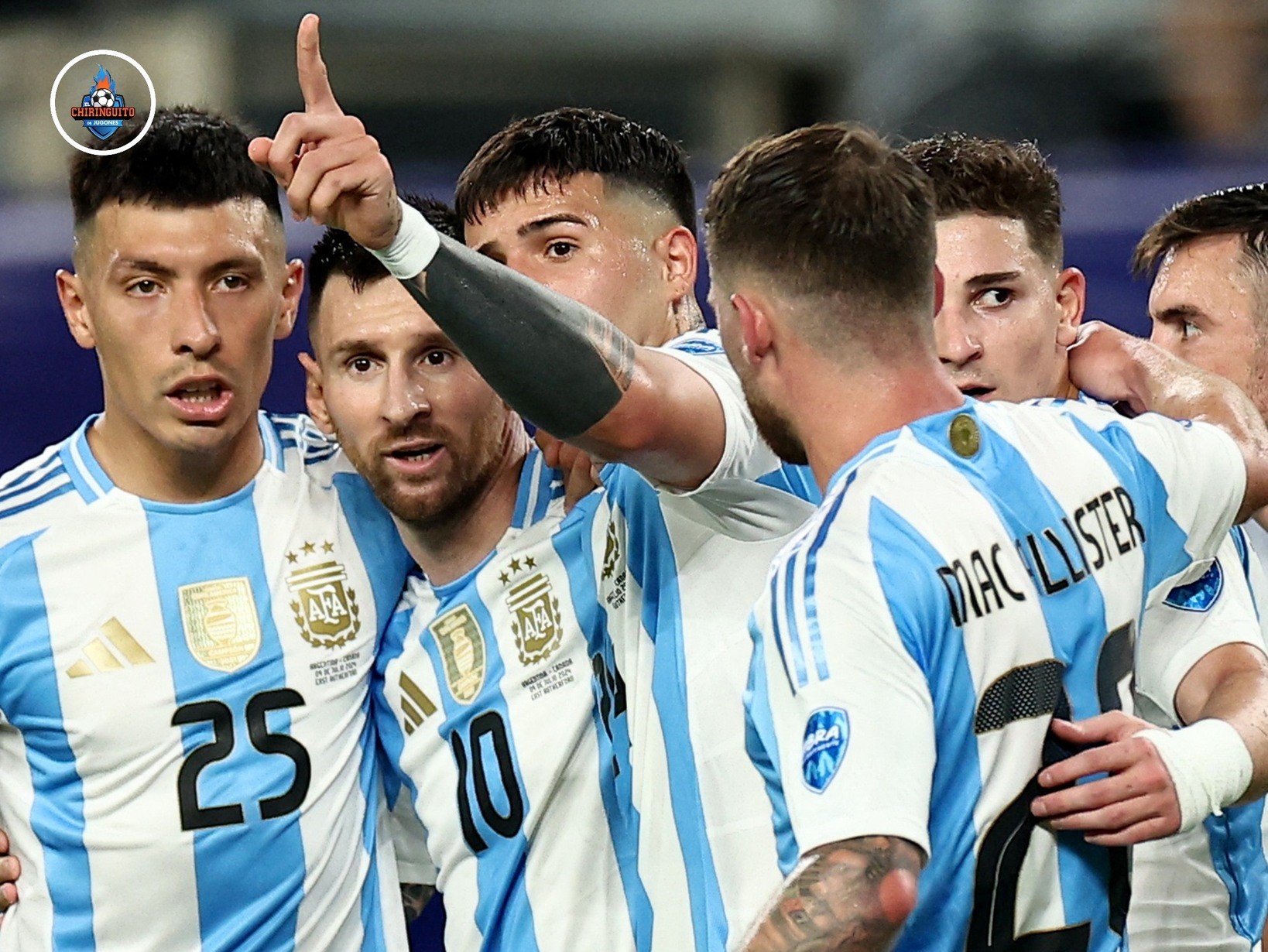 Argentina a la final tras vencer a Canadá por 2-0