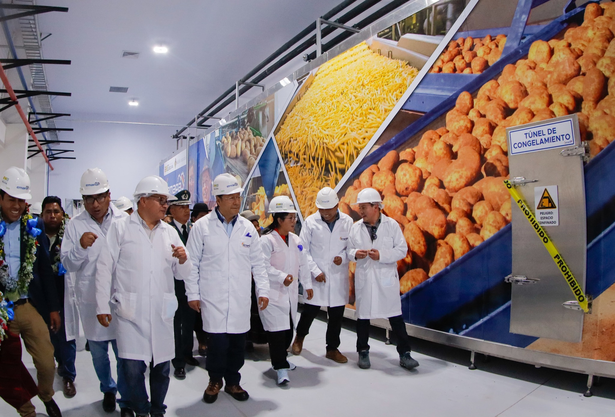 Nueva planta procesadora de papa en El Alto ofrecerá empleo a jóvenes de institutos tecnológicos