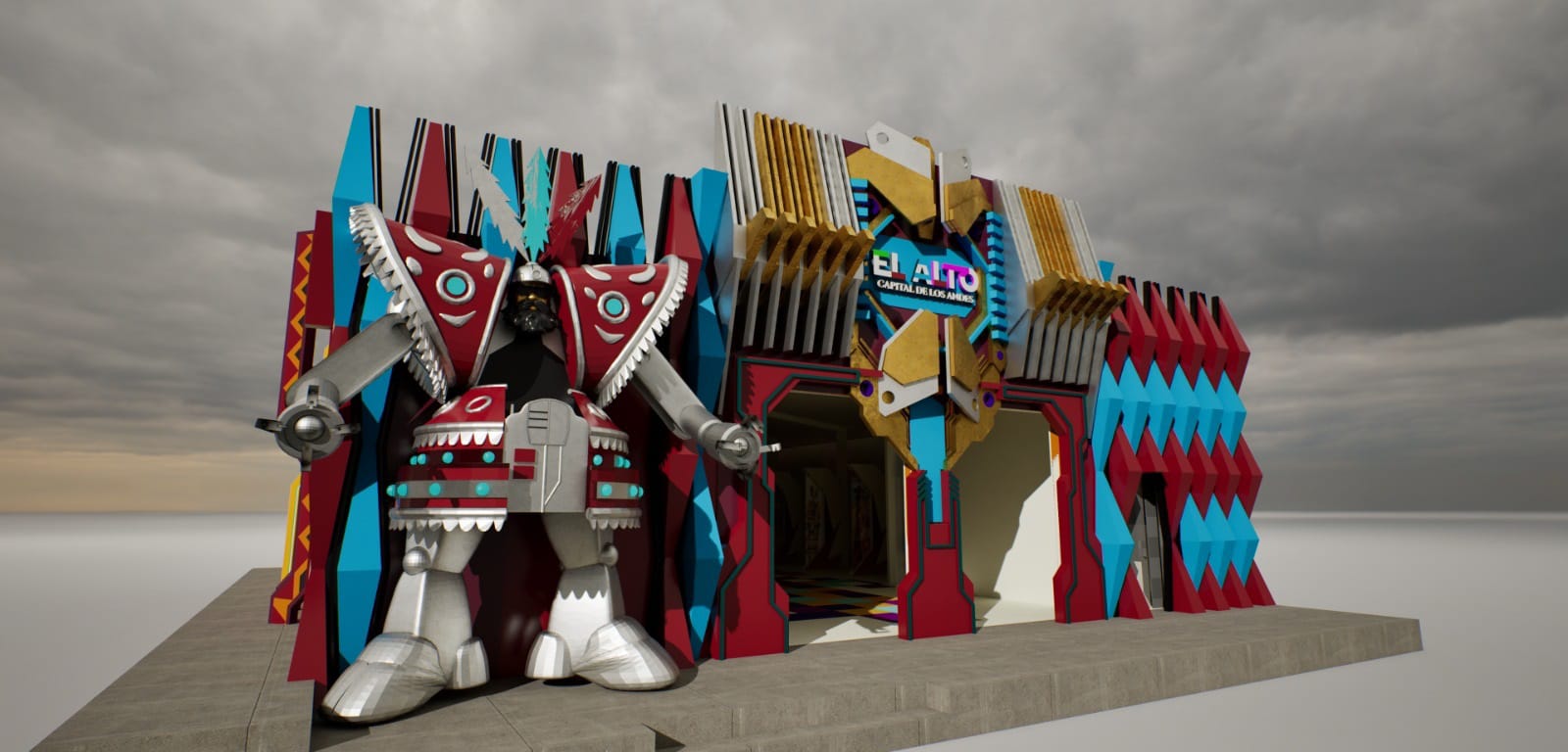 Este año, el stand de la ciudad contará con un impresionante 'cibermoreno' de cuatro metros de altura, que dará la bienvenida a todos los visitantes.