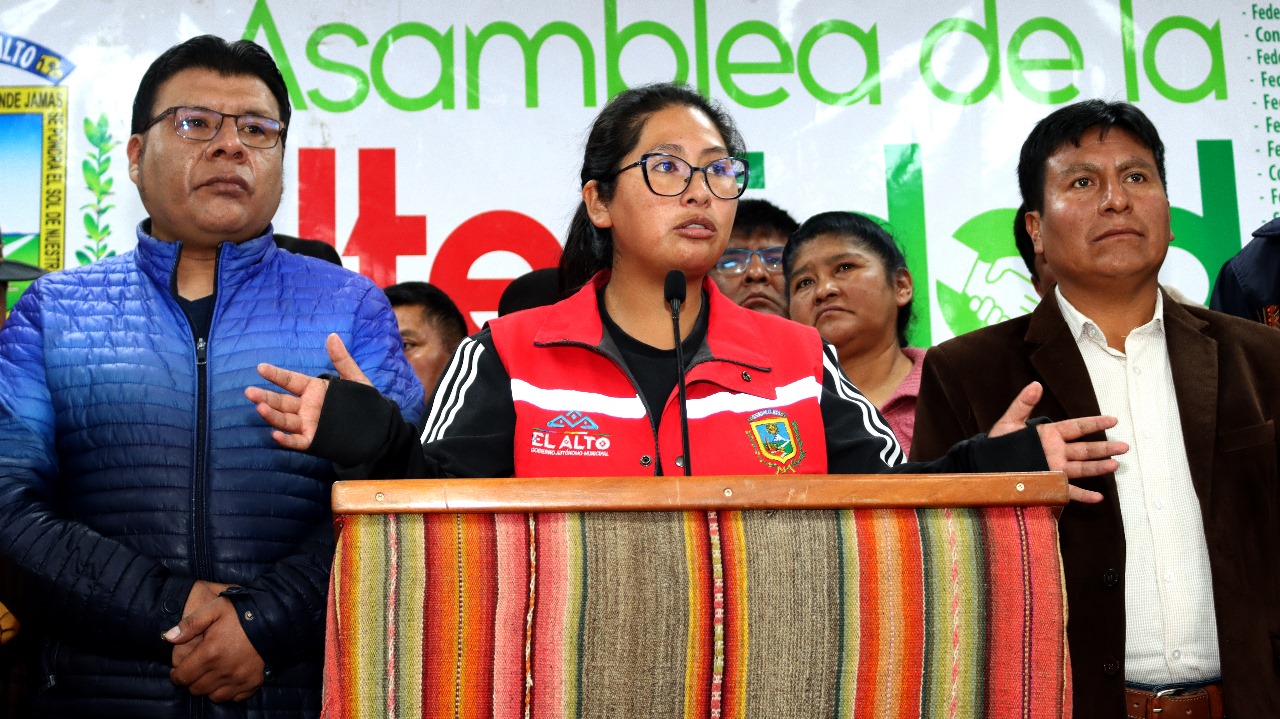 Eva Copa llama al expresidente Evo Morales a participar en el diálogo convocado por el Gobierno