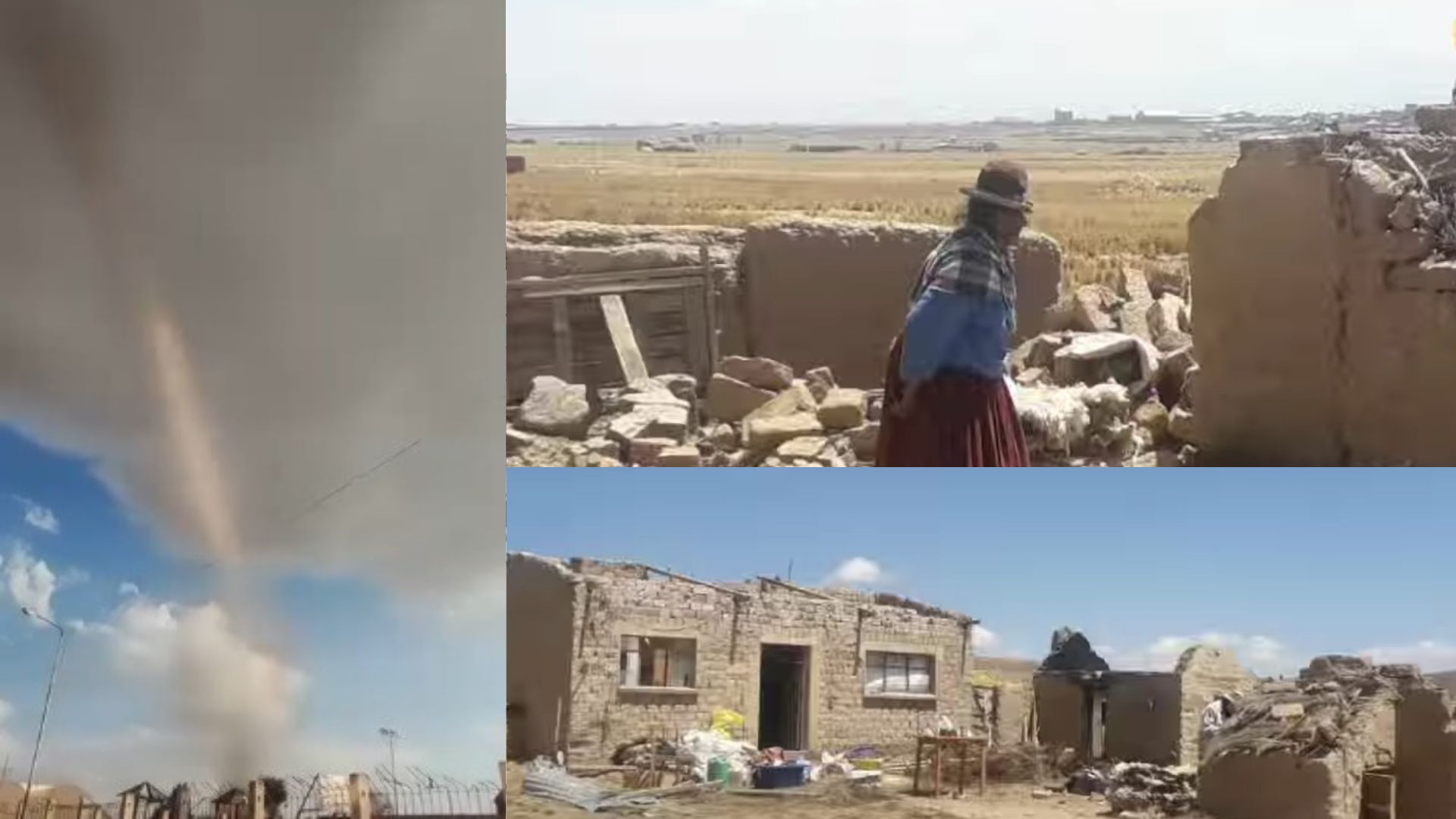 Tornado destruye casas y afecta a familias en Laja 