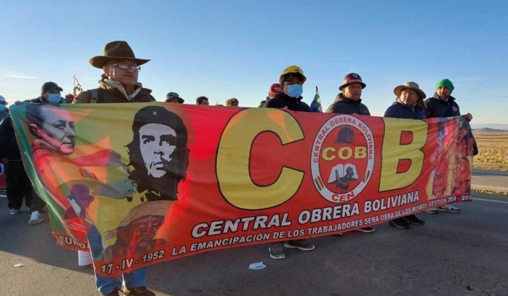 La marcha de la COB contra el DS 5503 se acerca a La Paz - Estamos Vivos