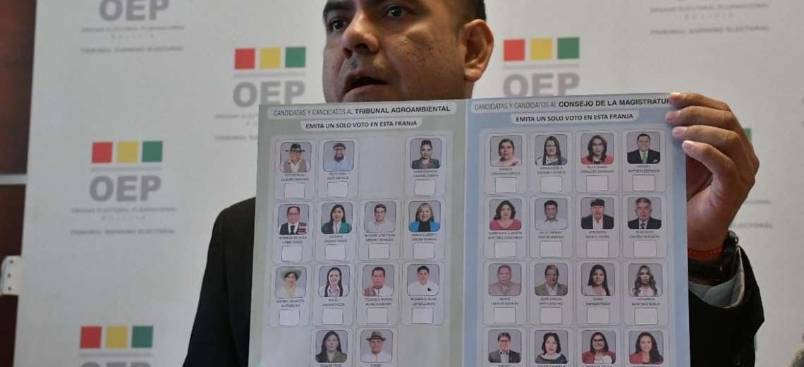 Presentan papeletas de sufragio rumbo a las Elecciones Judiciales