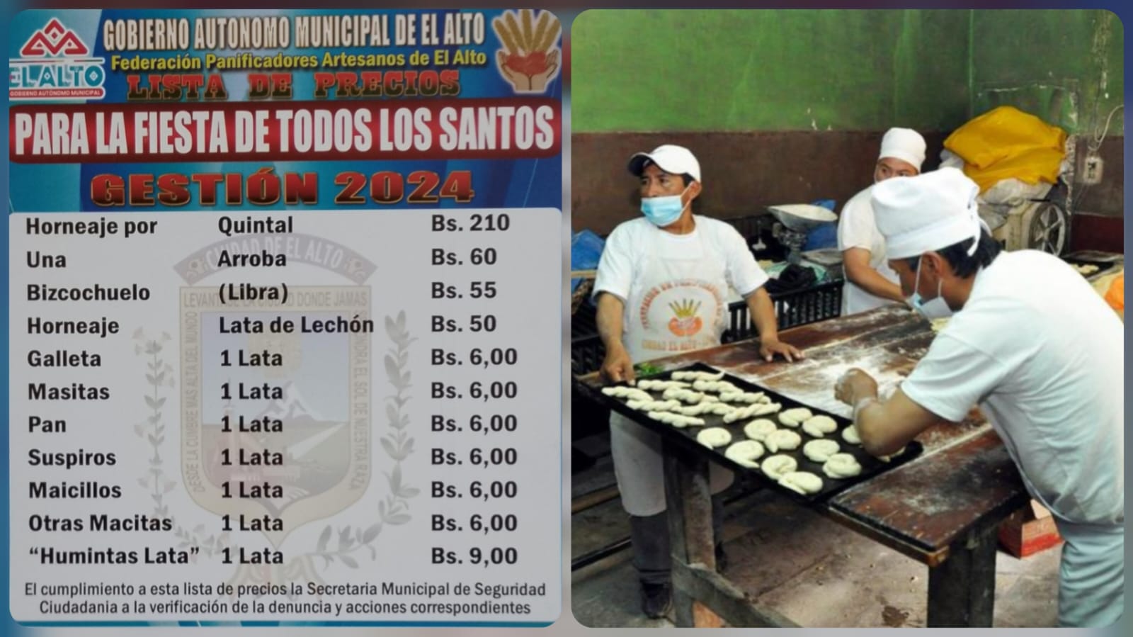 Conoce aquí el precio del horneado para Todos Santos