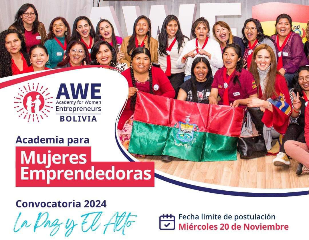AWE Bolivia 2024: Oportunidad para Emprendedoras