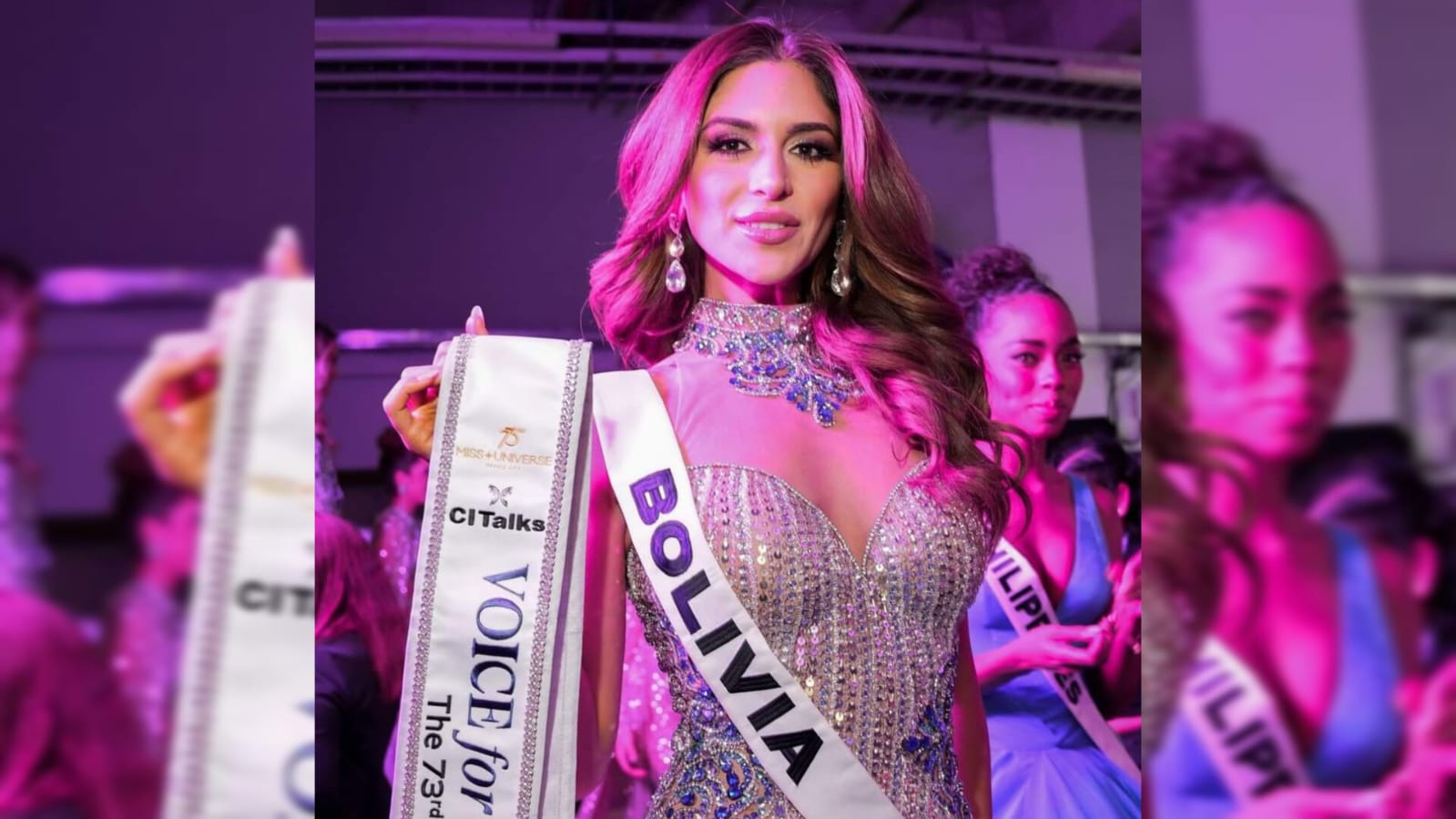 Miss Bolivia gana medalla de oro con su esmalte anti-drogas