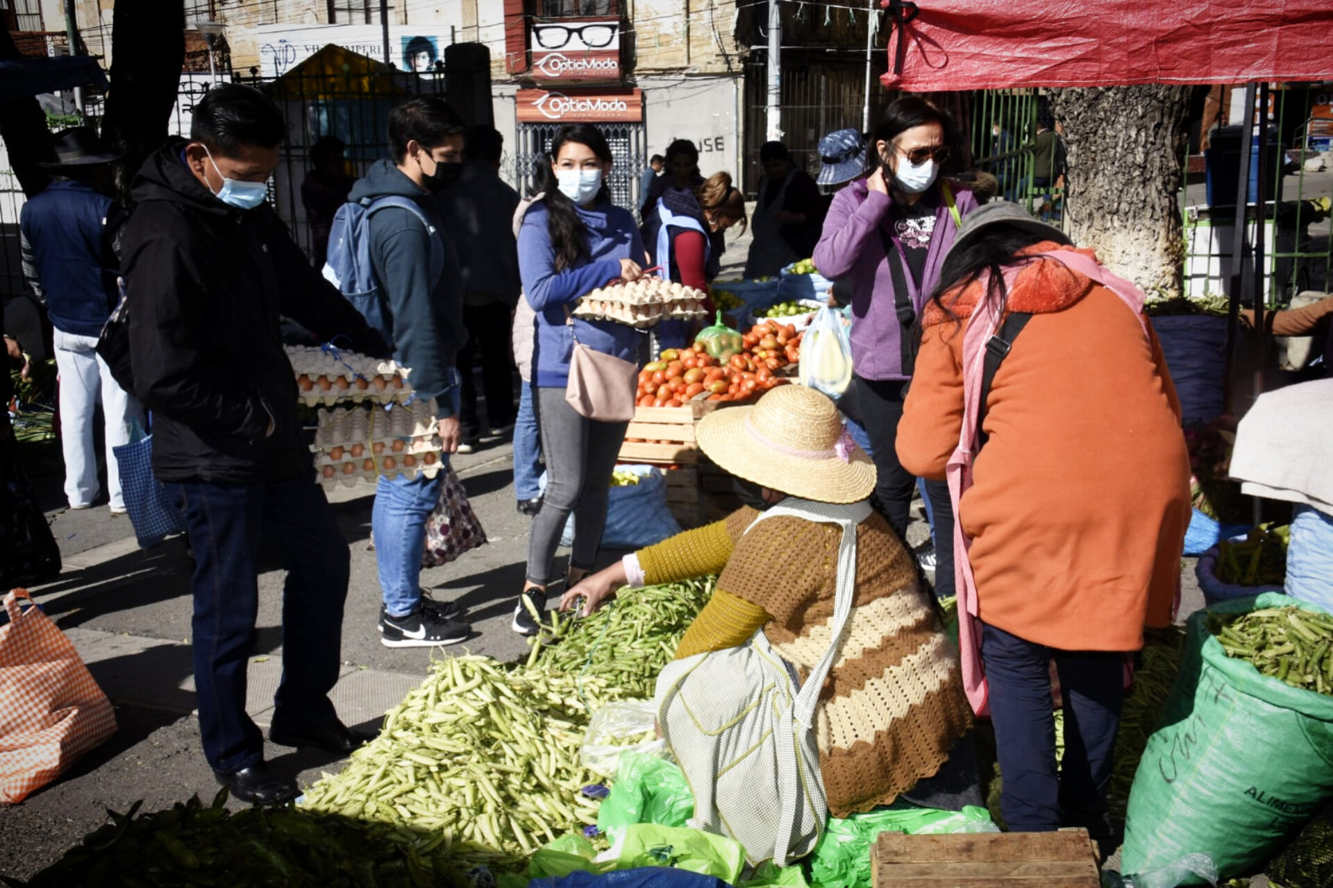 Alimentos frescos y accesibles en la feria del Campo a la Olla