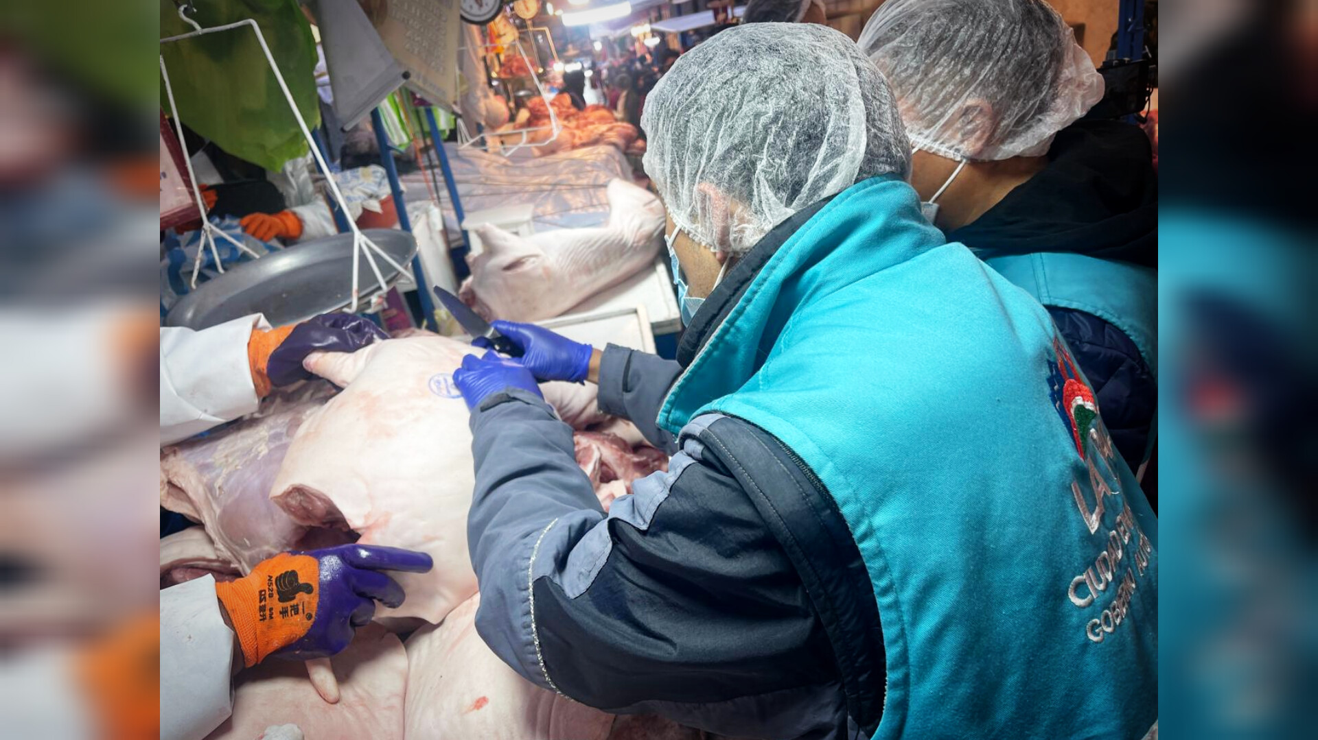 Refuerzan controles en la venta de carne de cerdo para Año Nuevo