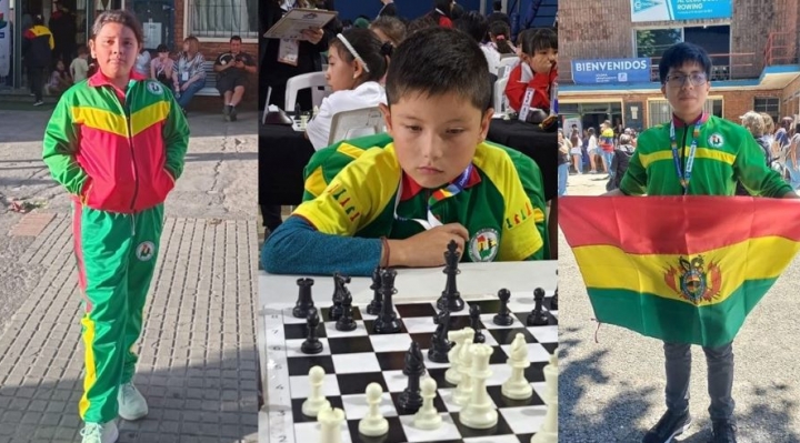 Bolivia brilla en el ajedrez: logra cinco oros en el Festival Sudamericano de la Juventud
