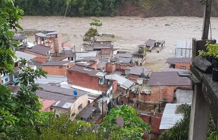 Ocho departamentos afectados por desastres a causa de las lluvias