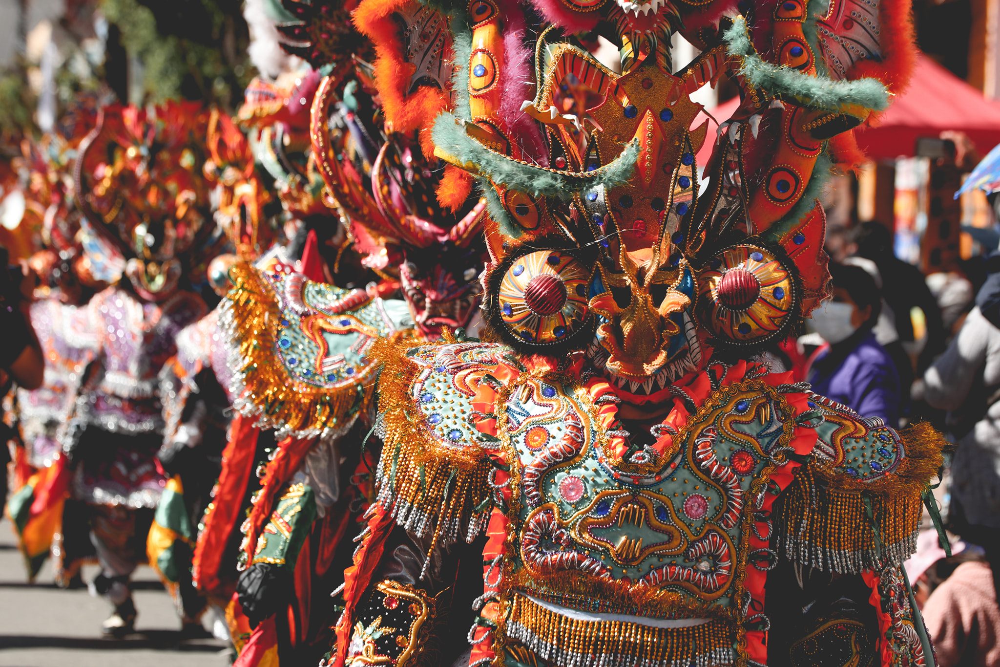 Arce defiende la Diablada como patrimonio de Bolivia