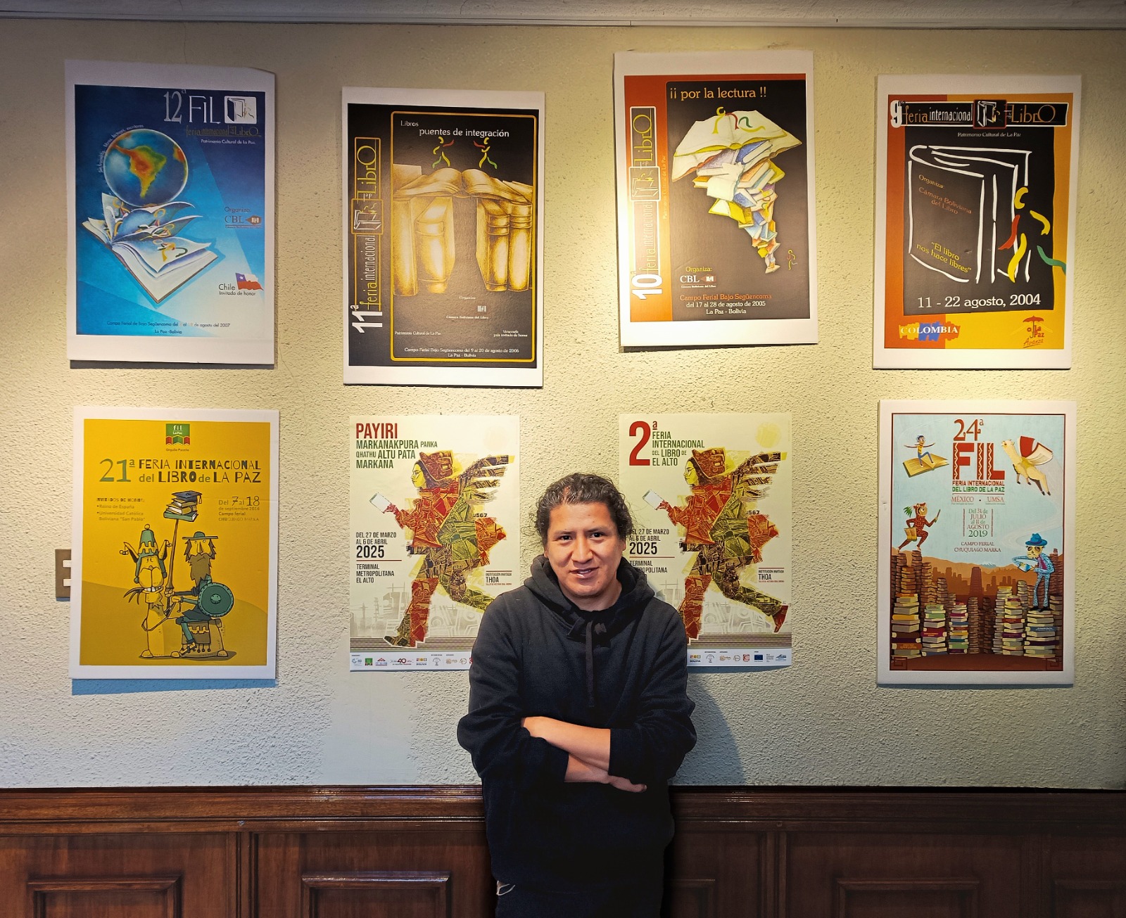 Oscar Zalles da identidad visual a la 2ª Feria Internacional del Libro de El Alto