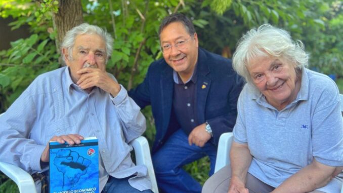 Luis Arce envía un emotivo mensaje de apoyo a Pepe Mujica y su esposa