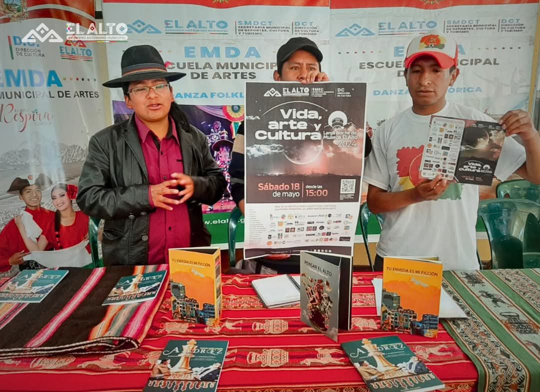 El Alto celebrará la Larga Noche de Museos con arte, danza y cultura este sábado