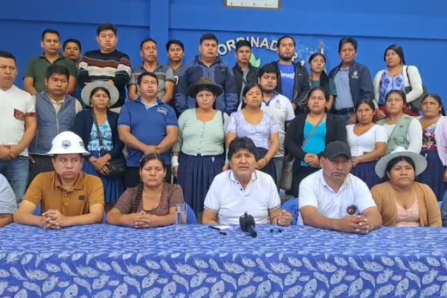 Evo confirma marcha a La Paz el 16 de mayo, pero deja en suspenso su candidatura