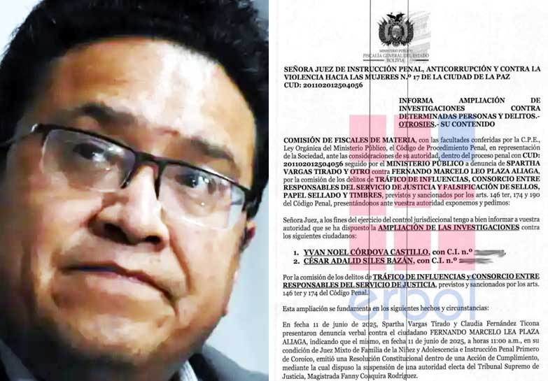 Exministro César Siles entra en la mira de la Fiscalía por caso de consorcio judicial