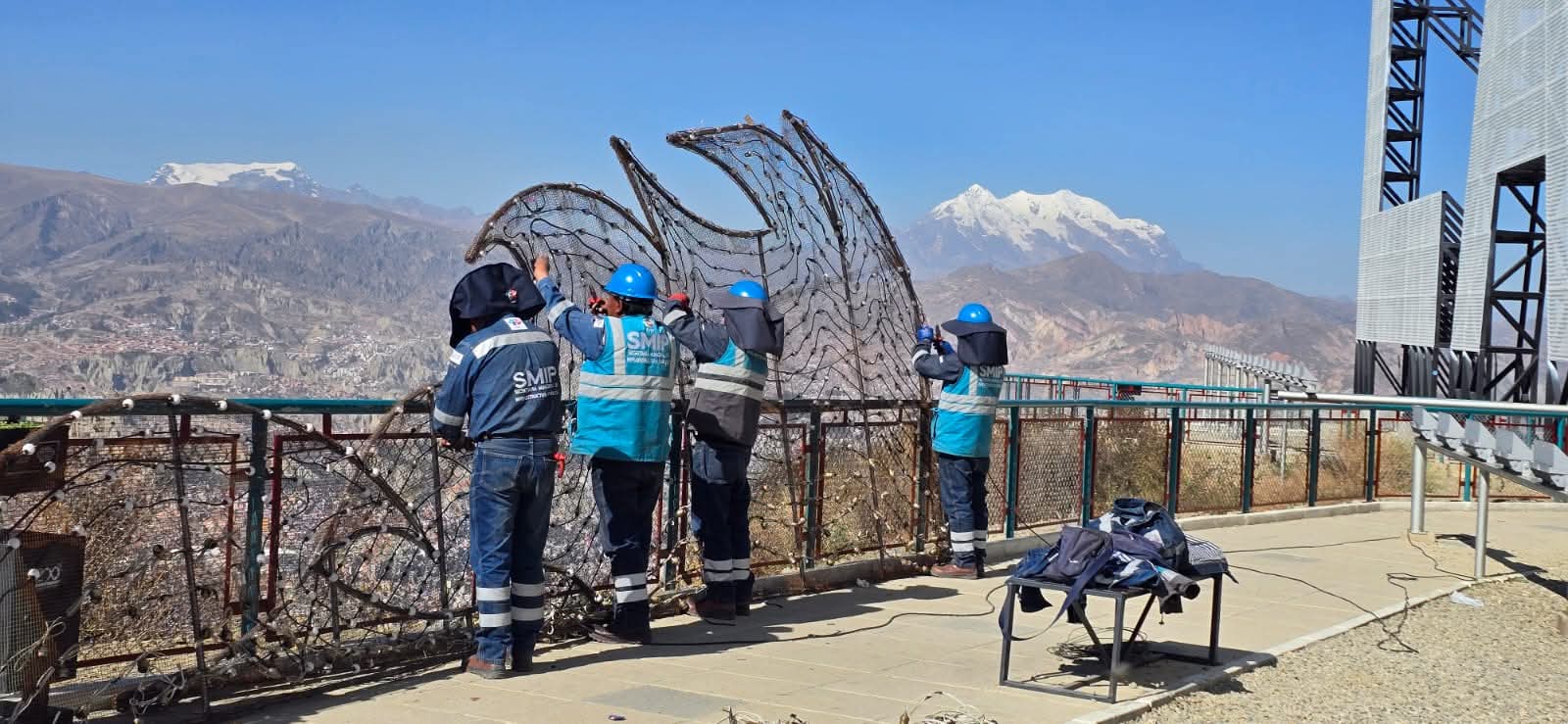 La tea más grande se encenderá en el Mirador