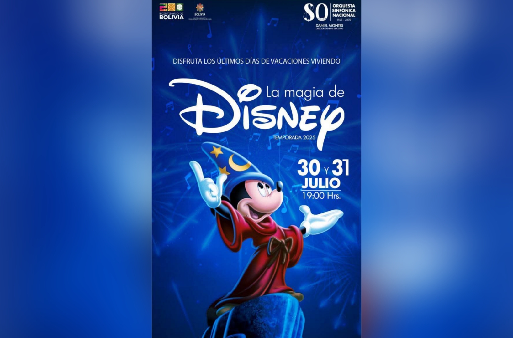 Disney con alma sinfónica: la OSN trae la magia a La Paz