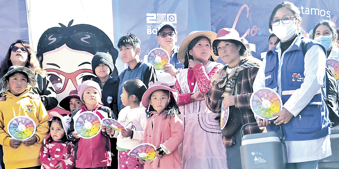 ¡El Alto se vacuna contra el sarampión! Arranca la Ruta SRP para proteger a los niños