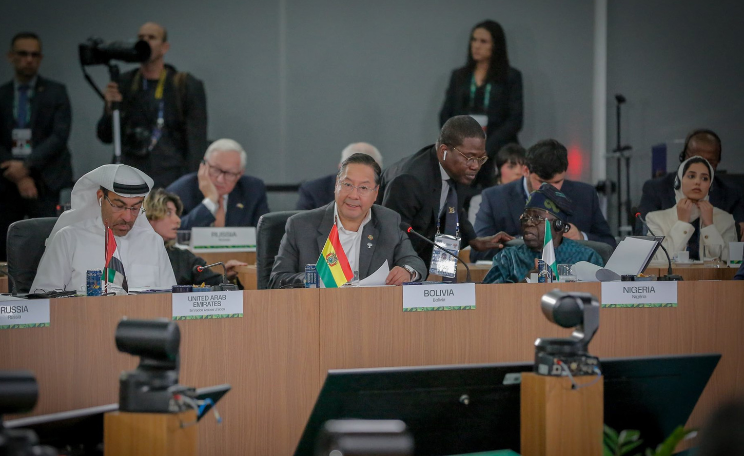 Arce propone alianza energética y fondo climático en cumbre BRICS