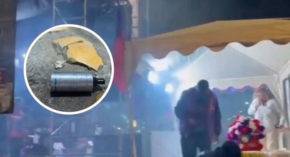 Ataque con gas interrumpe acto de Manfred en Cochabamba