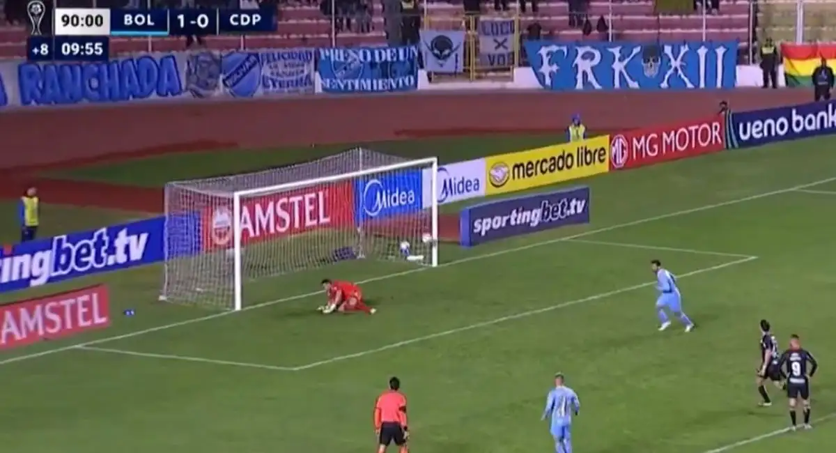 Bolívar golea y sueña con los octavos de la Sudamericana