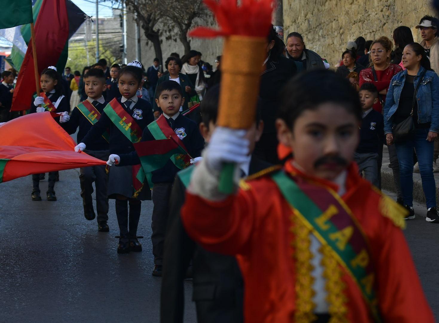 Desfiles escolares en La Paz: todo listo para homenajear el 16 de Julio