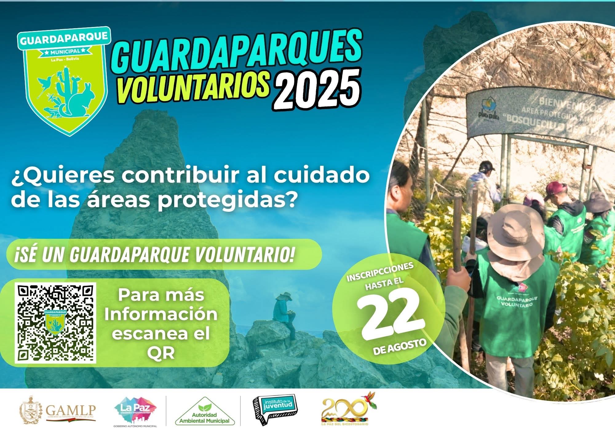 ¡Sé Guardaparque Voluntario y protege nuestra naturaleza!
