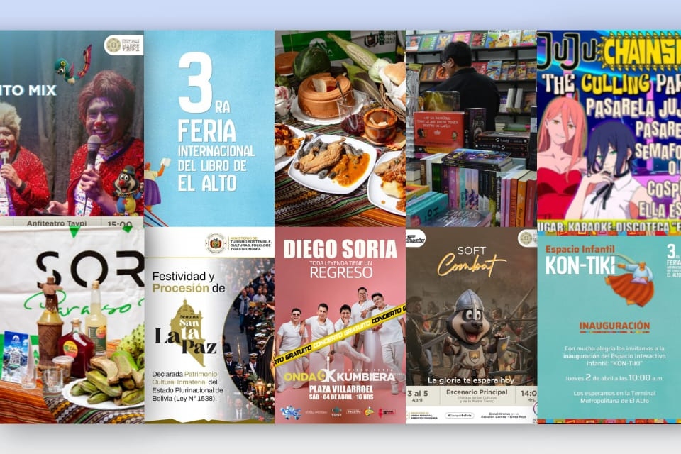 Actividades fin de semana Abril