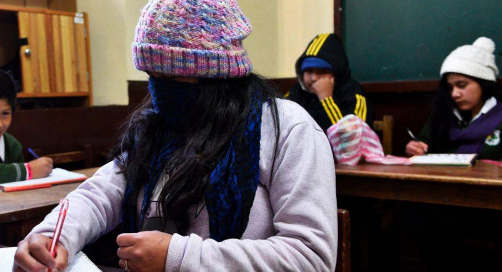 Estudiantes frío