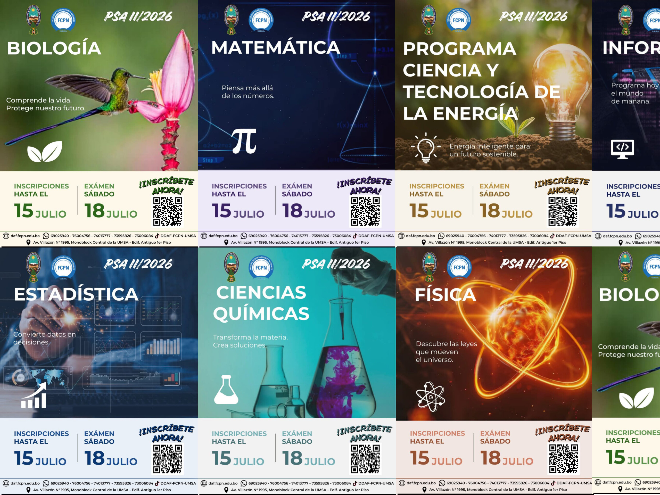 Carreras Ciencias Puras