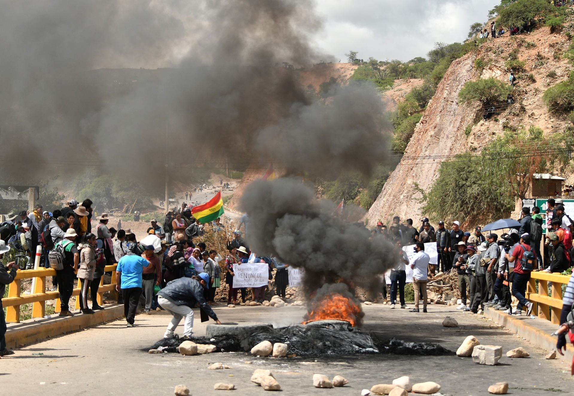 Bloqueos en Bolivia