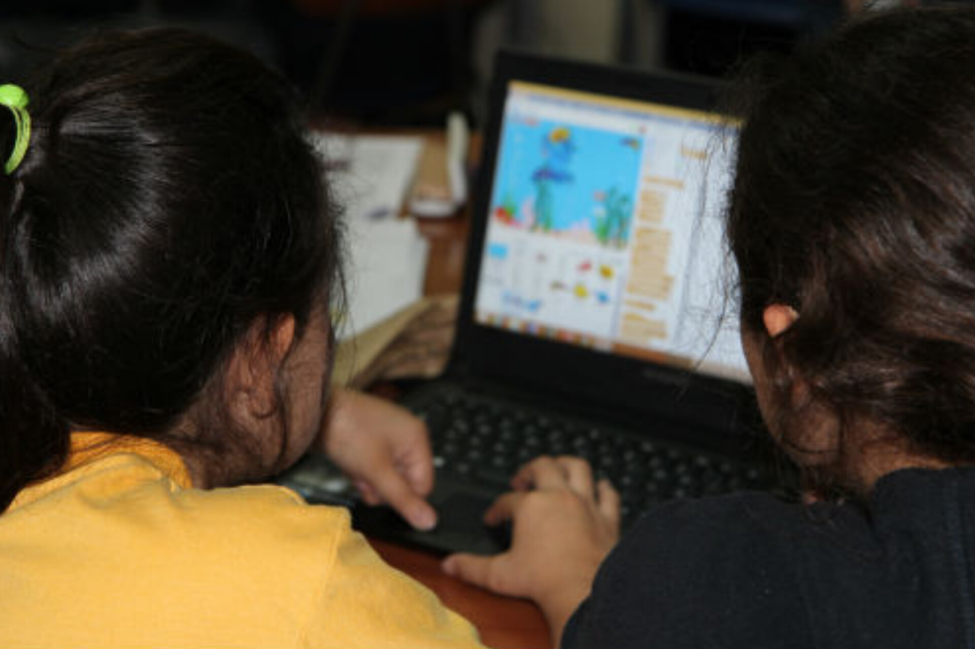 Computadora niños