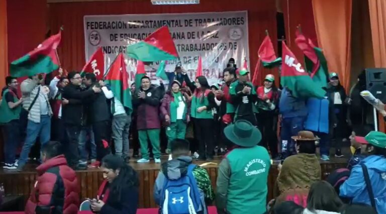 Magisterio Combativo desplaza a URMA