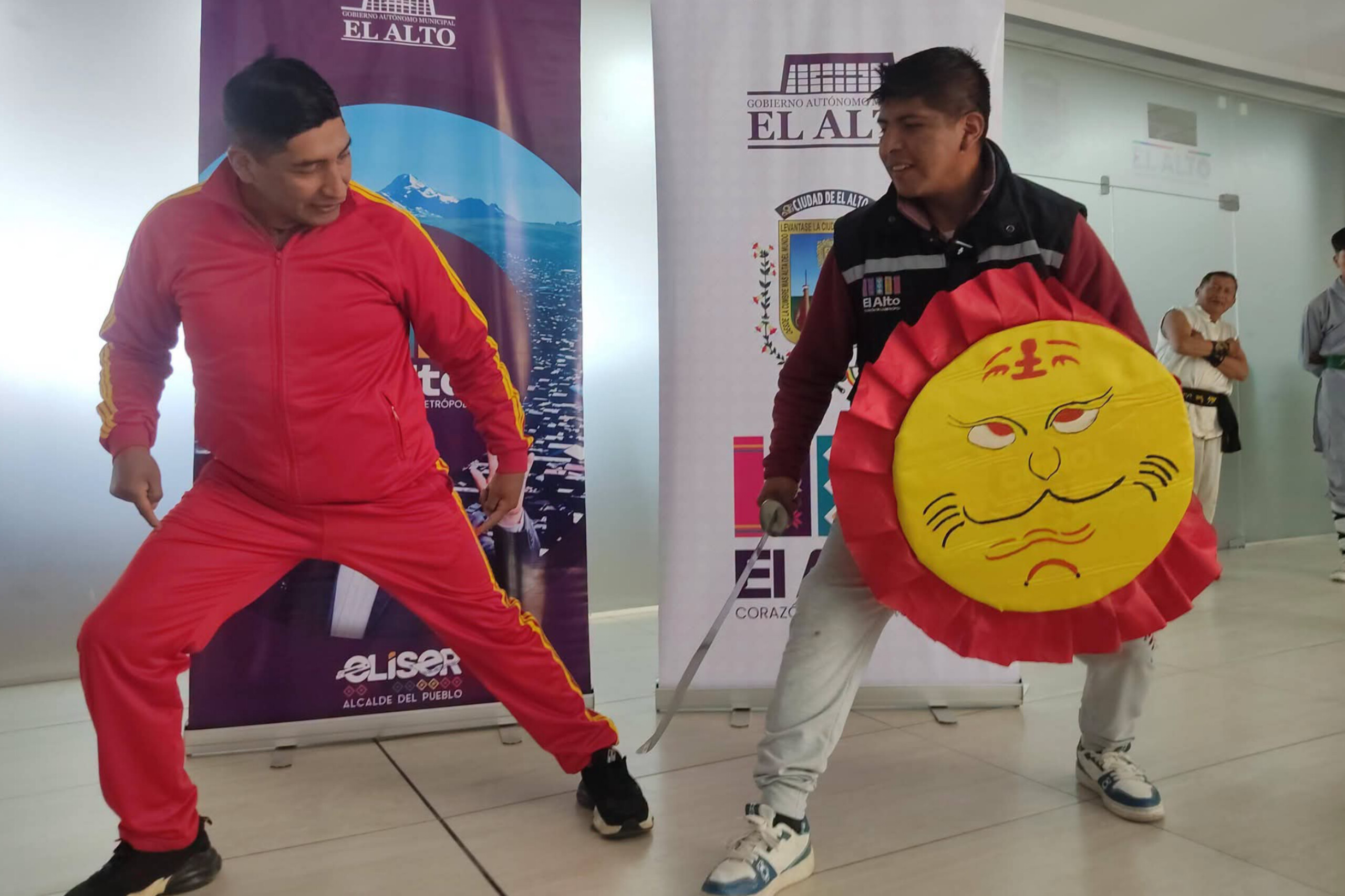 Kung fu wushu en El Alto