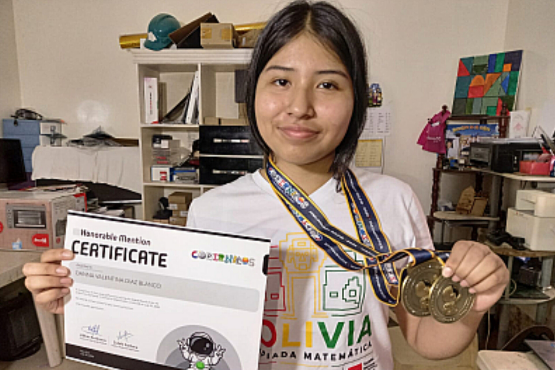 Olimpiadas EE UU matemáticas estudiante