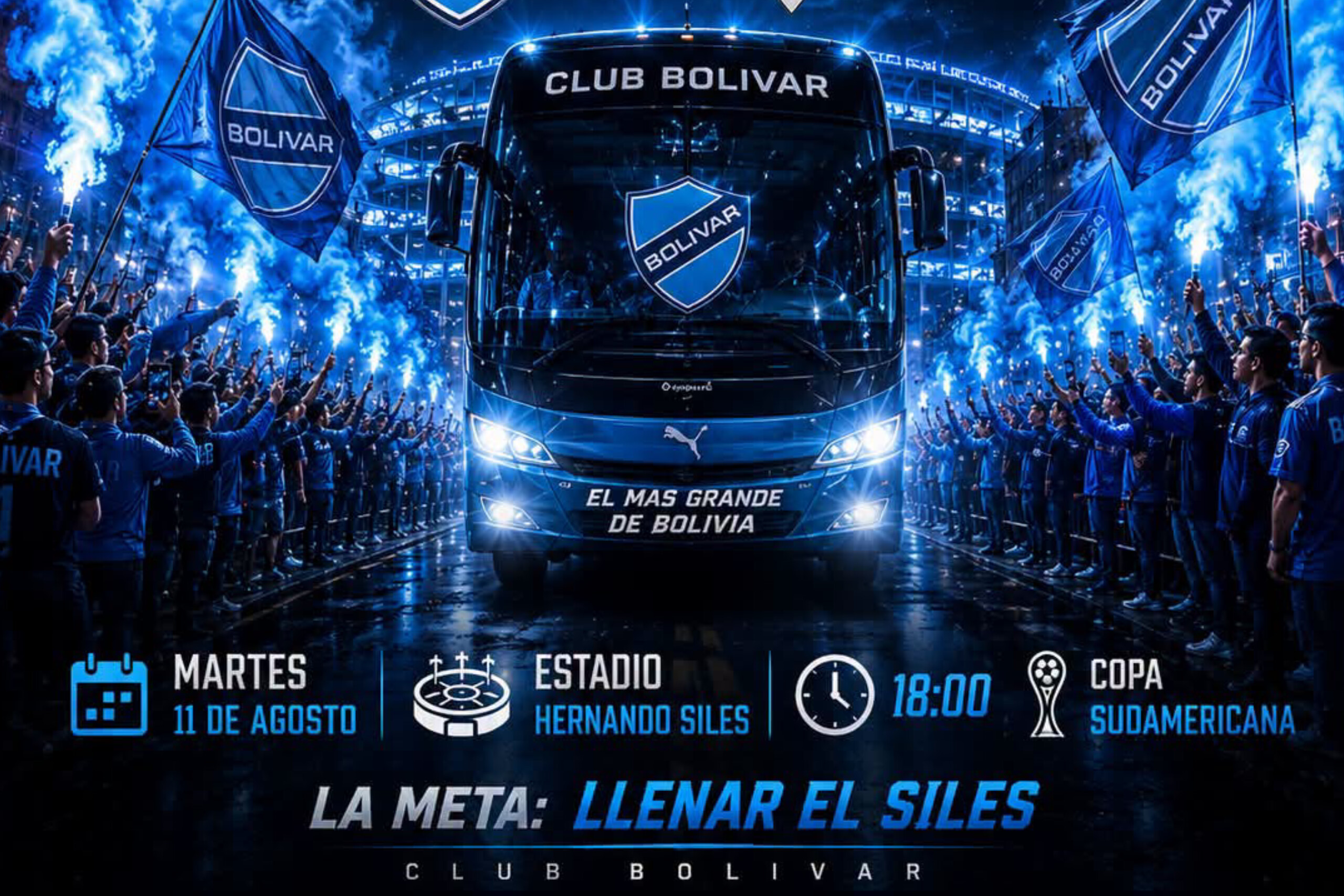 Banderazo Bolivar vs San Paulo