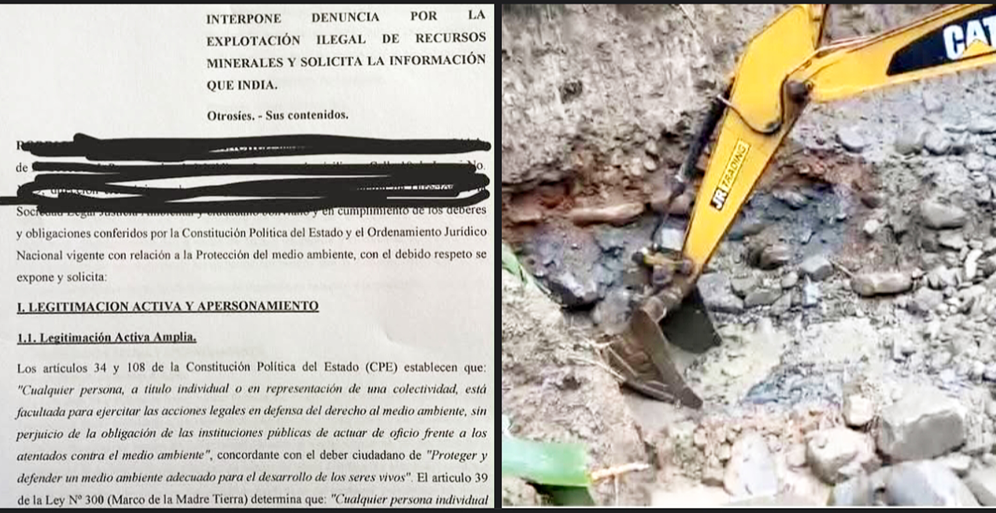 Send a verde en riezgo por Mineria