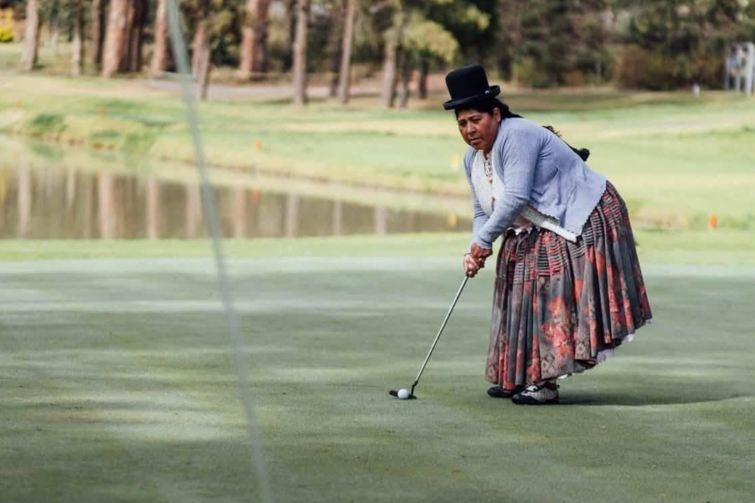 Cholitas golfistas Michael Dunn