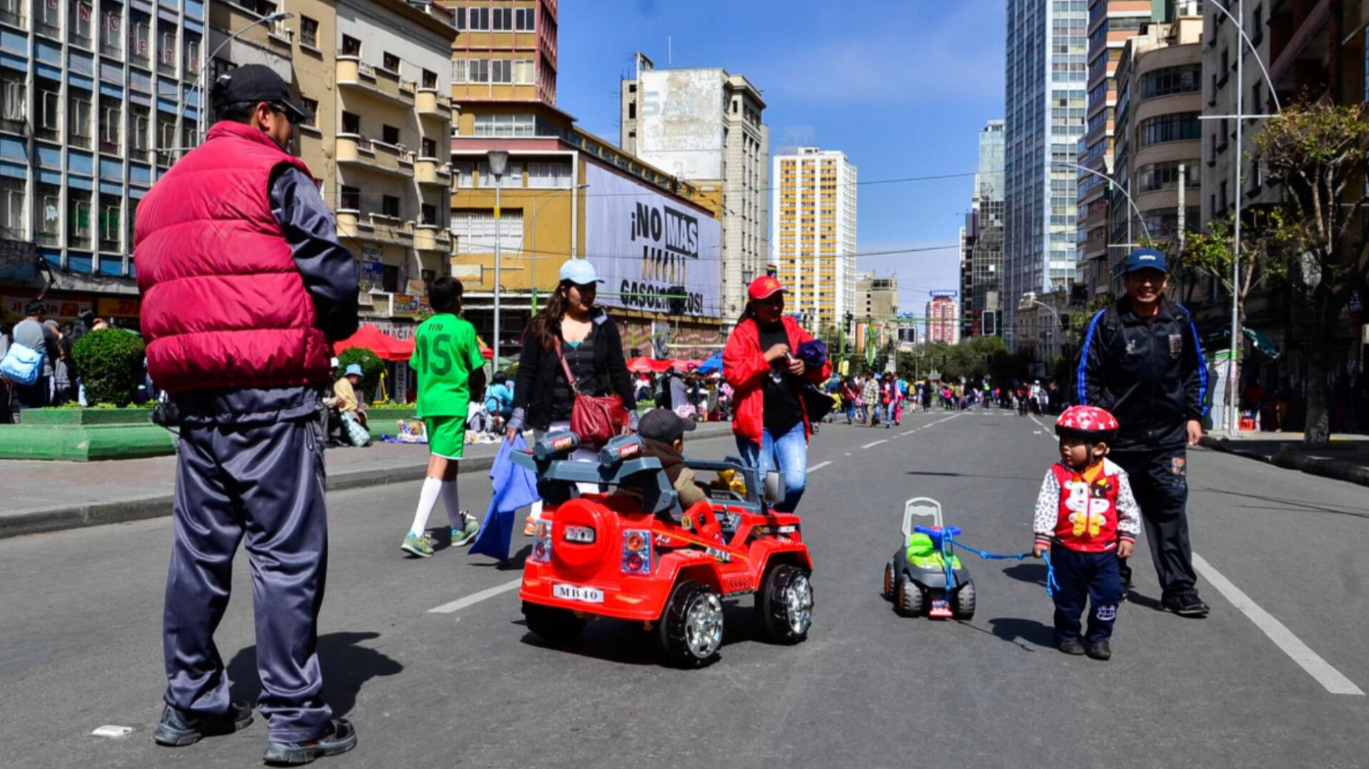 Día del peatón La Paz