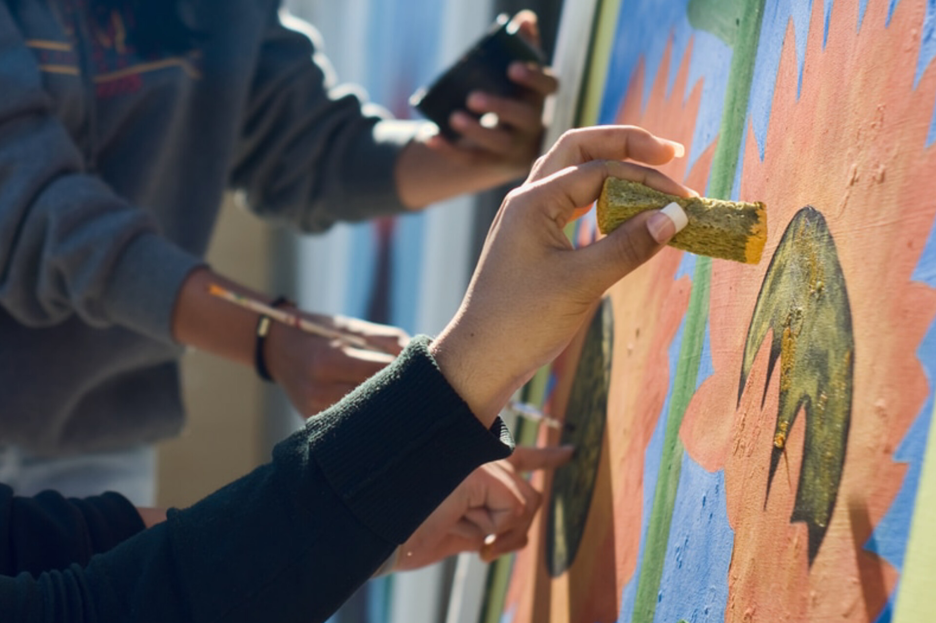 Pintando murales