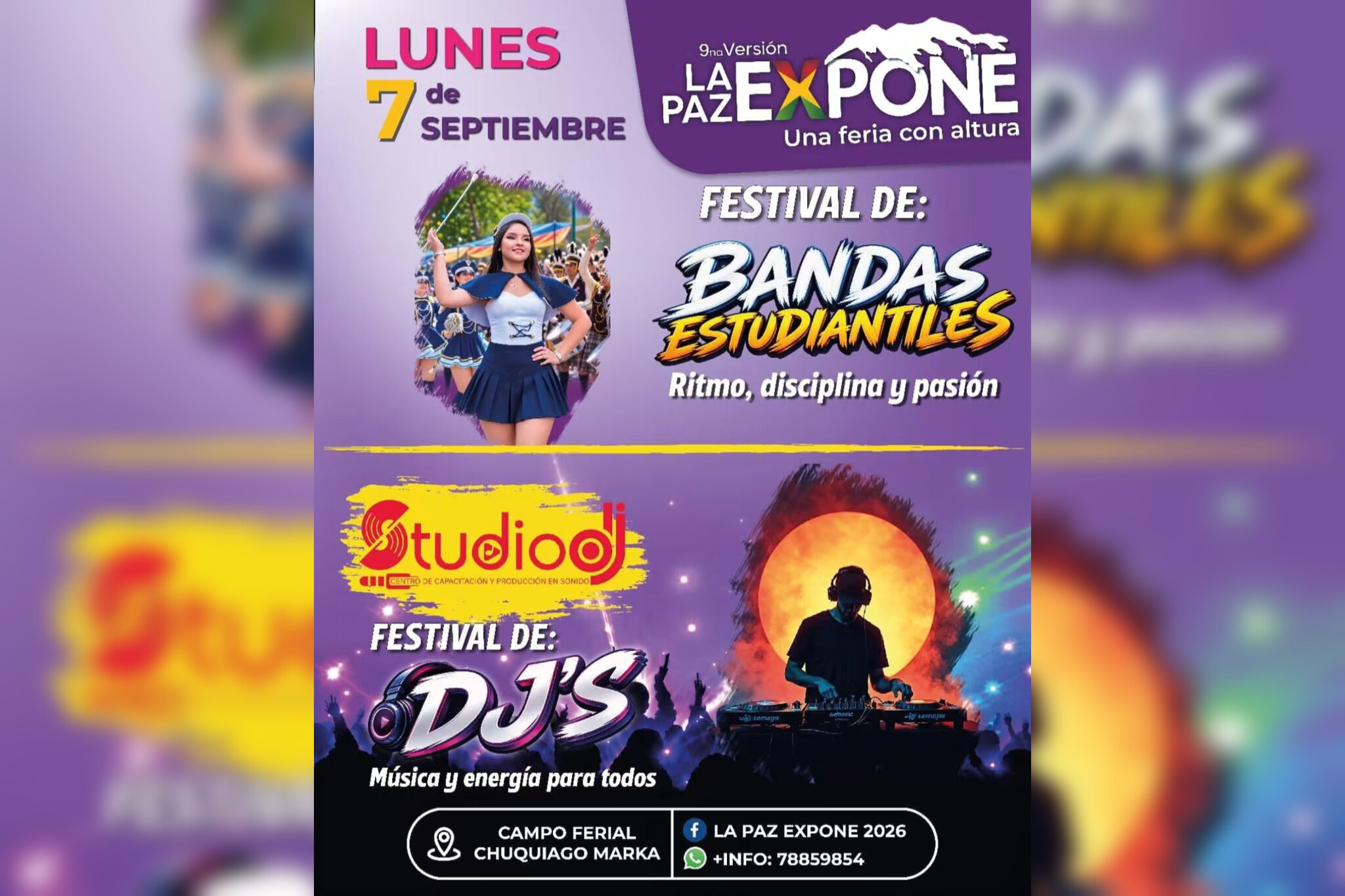 La Paz Expone lunes 7