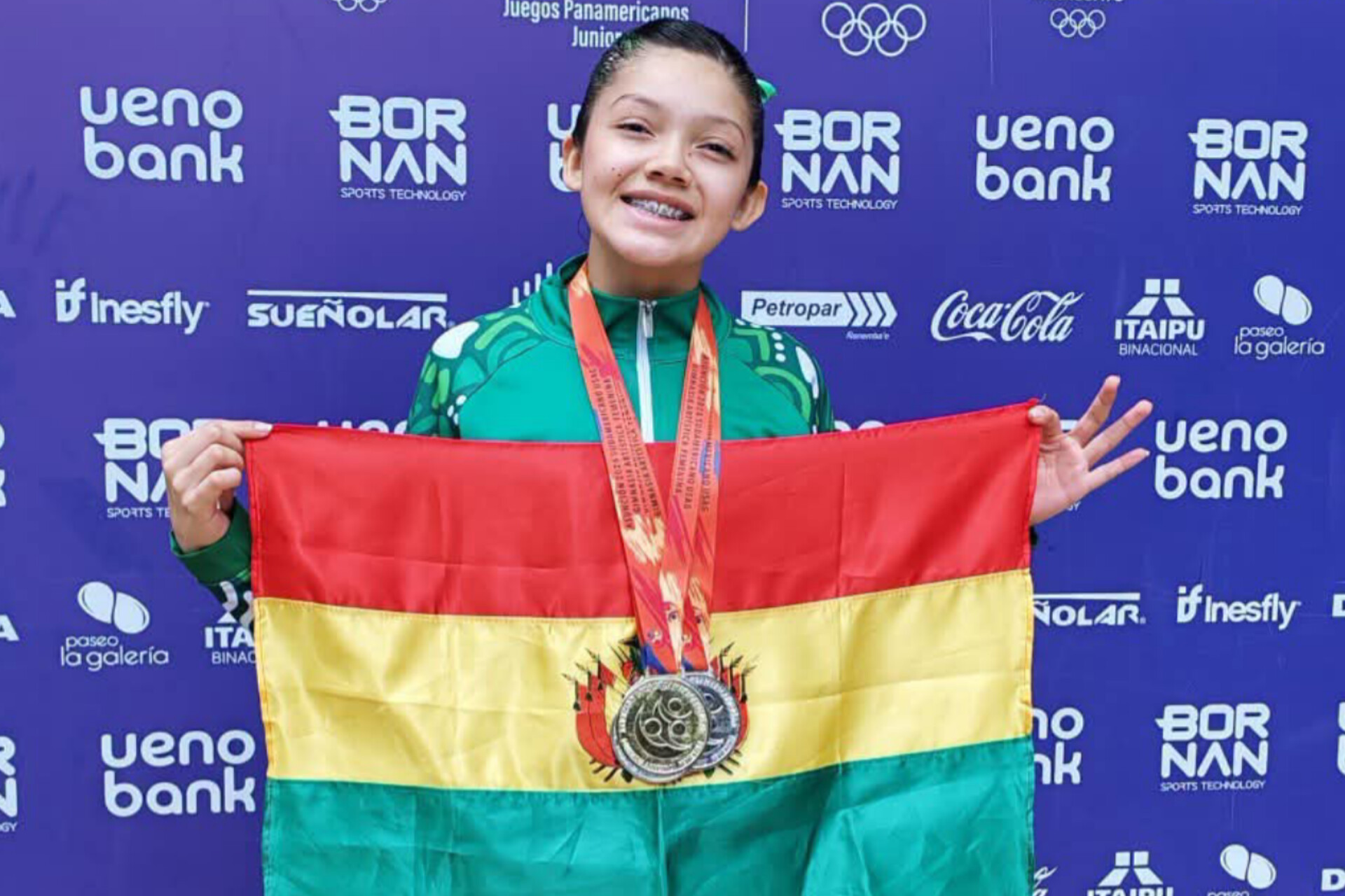 Valentina De Los Ríos lleva a Bolivia al podio en el Sudamericano de Gimnasia Artística en Paraguay