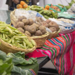 Feria de productores del municipio verduras y frutas
